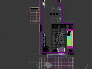 panorama nordic style living room dining room 20 3D Model