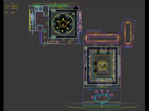 panorama antique chinese style family living room restaurant 03 Modelo 3D