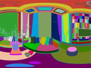 panorama antique chinese style family living room restaurant 07 Modelo 3D