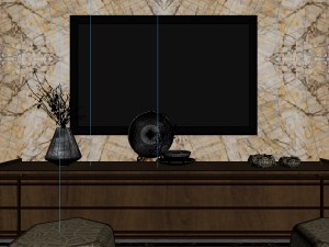 panorama antique chinese style family living room restaurant 15 Modelo 3D