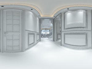 panorama antique chinese style family living room restaurant 17 Modelo 3D