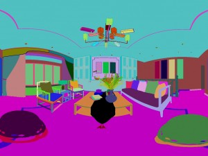 panorama antique chinese style family living room restaurant 25 Modèle 3D