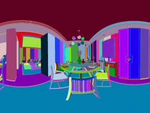 panorama antigo estilo chin&ecirc;s sala de estar restaurante espa&ccedil;o 02 Modelo 3D