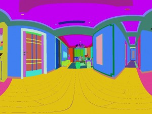 panorama antique chinese style living room restaurant space 08 3D 모델