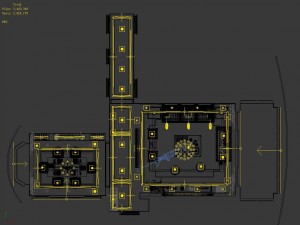 panorama antique chinese style living room restaurant space 13 Modèle 3D