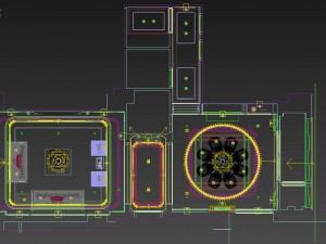 panorama antique chinese style living room restaurant space 21 Modèle 3D