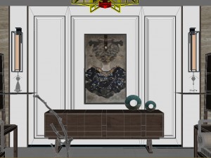 panorama antique chinese style living room restaurant space 32 Modelo 3D
