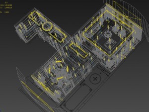 panorama antique chinese style living room restaurant space 33 Modelo 3D