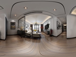 panorama antique chinese style living room restaurant space 39 Modelo 3D