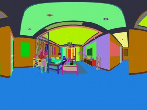 panorama antique chinese style living room restaurant space 39 3D 模型