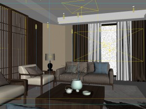 panorama antique chinese style living room restaurant space 43 Modelo 3D