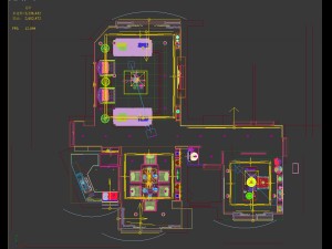 panorama antique chinese style living room restaurant space 43 Modelo 3D