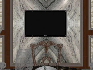 panoramic 360 deluxe european family living room restaurant 10 3D Model