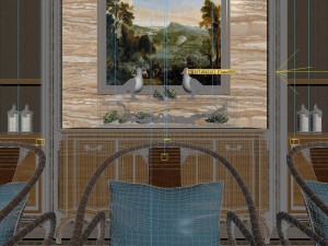 panoramic 360 deluxe european family living room restaurant 11 3Dモデル