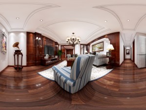 panoramic 360 deluxe european family living room restaurant 12 3Dモデル