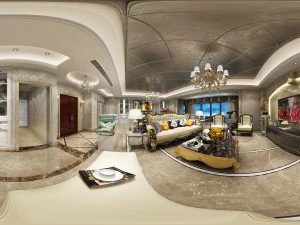 panoramiczna 360-stopniowa europejska restauracja rodzinna typu deluxe 13 Model 3D