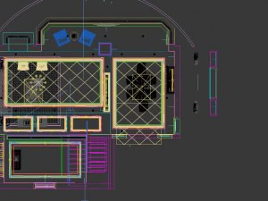 panoramic 360 deluxe european family living room restaurant 14 3D Model