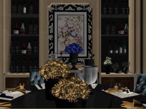 panoramic deluxe european family living room restaurant 15 Modelo 3D