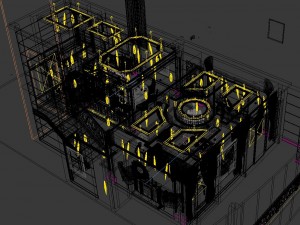 panoramic deluxe european family living room restaurant 15 Modelo 3D