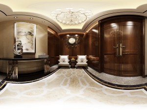 panoramic 360 family aisle lounge area 3D 模型