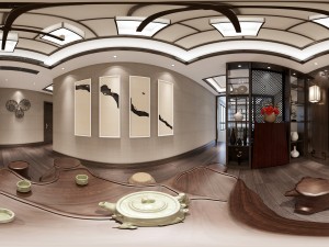 panorama family meeting room tea room 3D Model