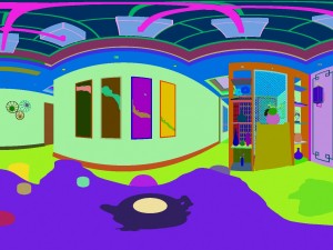 panorama family meeting room tea room 3Dモデル
