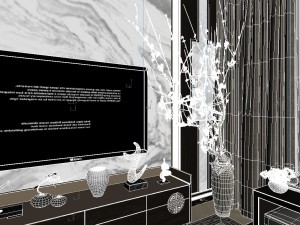 panorama family meeting room tea room 3Dモデル