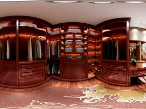 panorama family cloakroom 3D Model
