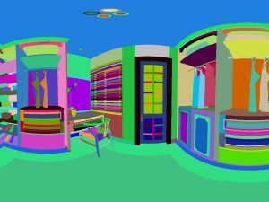 panorama family cloakroom 3D Model