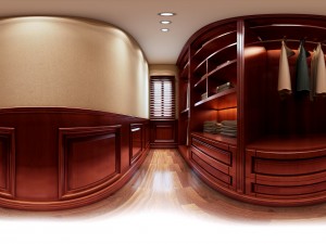 panorama family cloakroom 02 3D Model