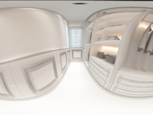 panorama family cloakroom 02 3D 模型