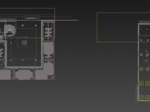 panorama family cloakroom 02 3D Model