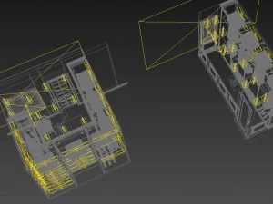 panorama family cloakroom 02 3D Model