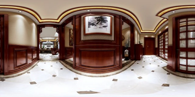 panorama family corridor 3D Model .c4d .max .obj .3ds .fbx .stl .blend 