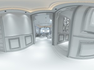 panorama family corridor Modèle 3D