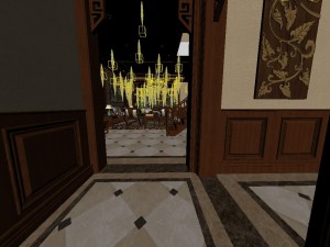 panorama family corridor Modèle 3D
