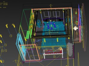 panoramic american style family bedroom space 02 Model 3D