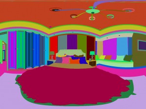 panoramic american style family bedroom space 07 Model 3D