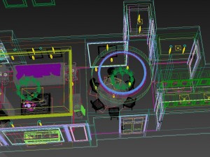 panoramic american style living room restaurant space 13 Modèle 3D