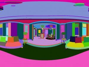 panoramic american style living room restaurant space 19 3Dモデル