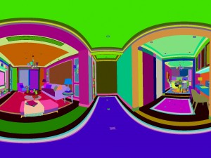 panoramic american style living room restaurant space 31 Modèle 3D