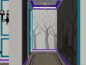 panoramic american style living room restaurant space 31 Modèle 3D