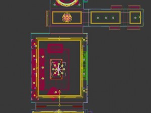 panoramic american style living room restaurant space 37 3D Model