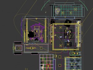 panoramic american style living room restaurant space 41 Modèle 3D