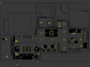 panoramic 360 american style living room restaurant space 48 3D Model