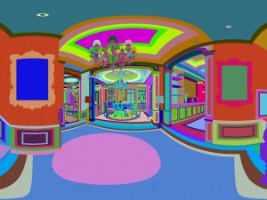 panorama european style restaurant kitchen space 01 3D Model