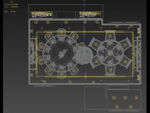 panorama european style restaurant kitchen space 04 Modèle 3D