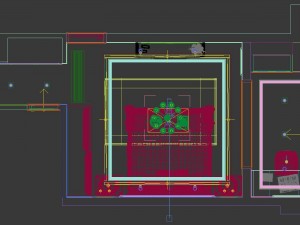 panoramic european style family bedroom space 03 3D मॉडल