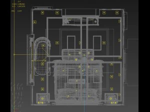 panoramic european style family bedroom space 06 3D Model