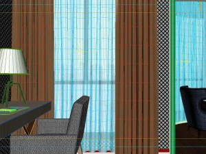 panoramic european style family bedroom space 07 3D Model